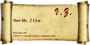 Veréb Zita névjegykártya